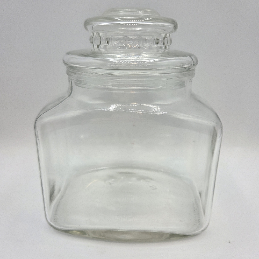 Vintage Hazel Atlas Apothecary Canister Jar